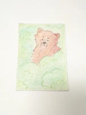 Hide'n'Seek aceo art card thumbnail 2