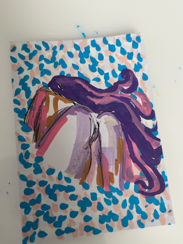 👀👀 aceo art card