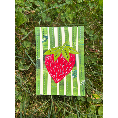 Strawberry bliss aceo art card thumbnail 1