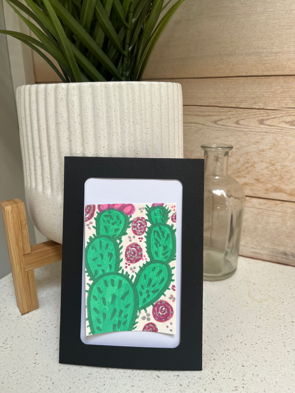 Cactus aceo art card