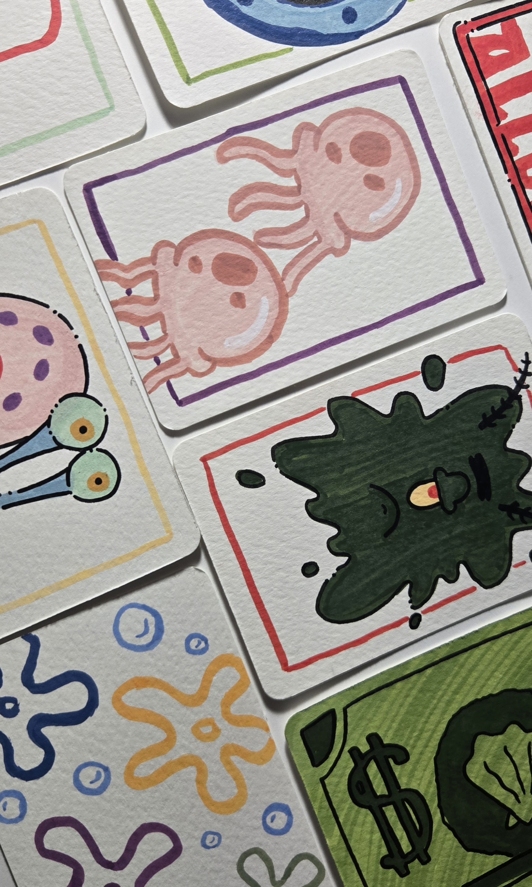 Fry Hat - Spongebob Inspired Series 4/8 aceo art card thumbnail 2
