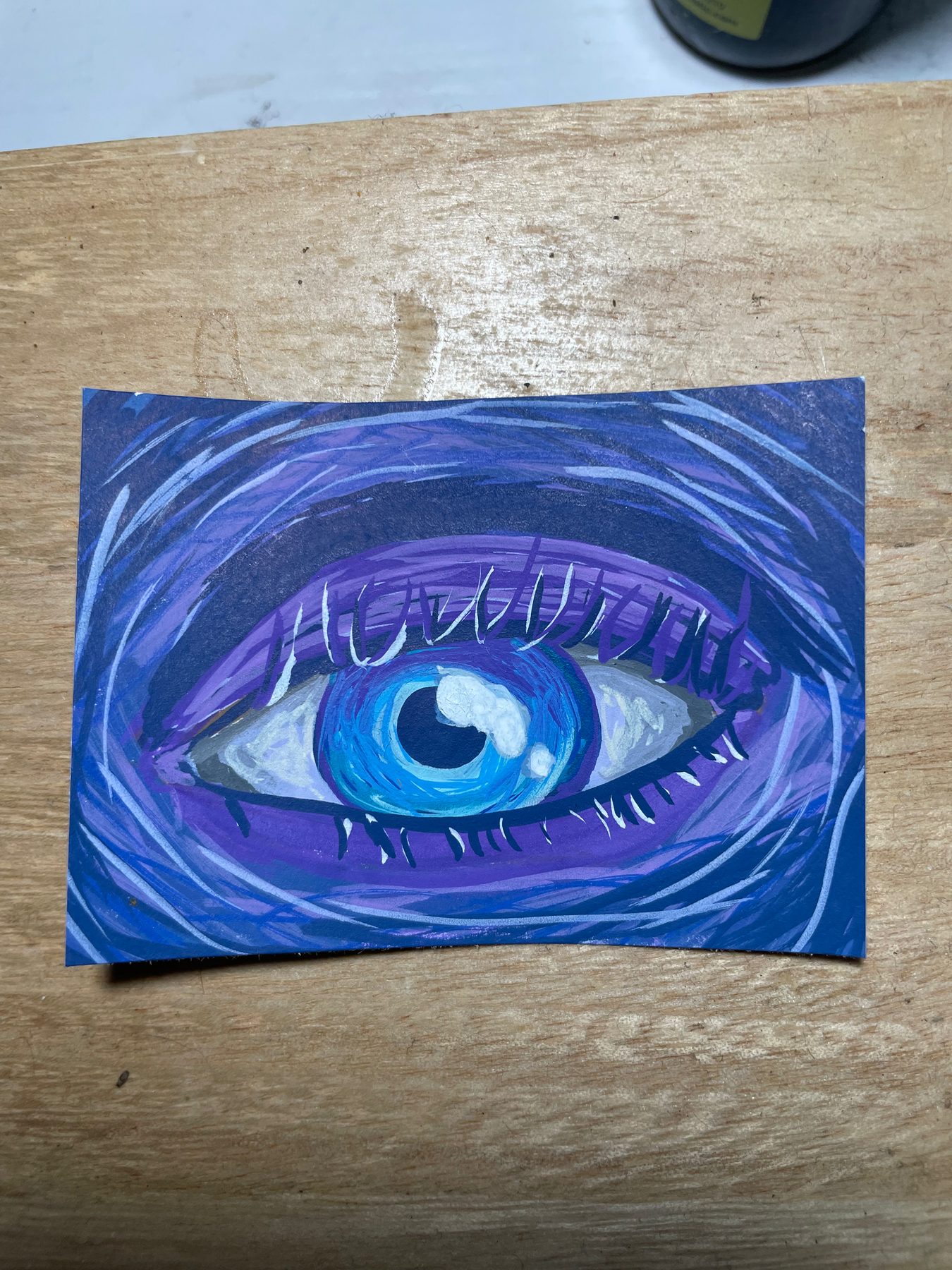 Witches Eye Sees All aceo art card
