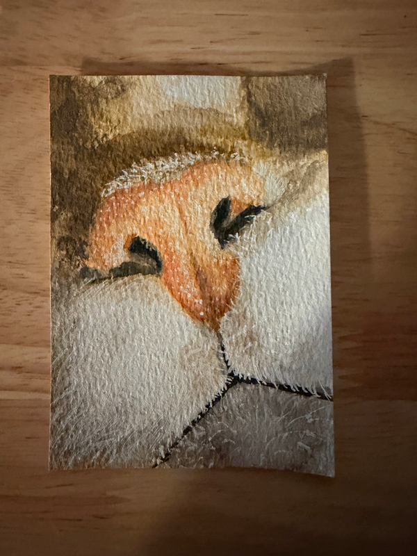 Cat Boop aceo art card