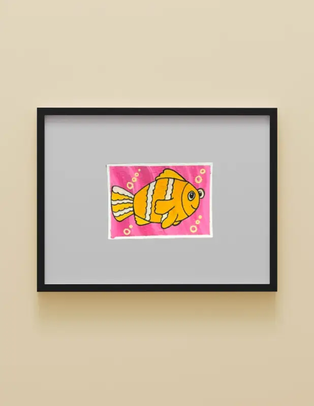 Clownfish Cutie #2 aceo art card