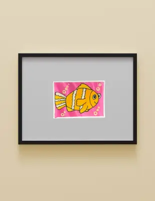 Clownfish Cutie #2 aceo art card thumbnail 1