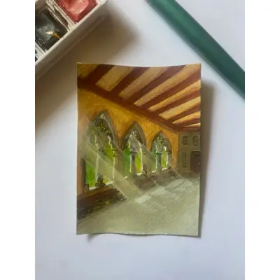 A Visit to the Musée Unterlinden aceo art card thumbnail 1