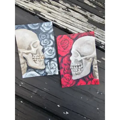 "The Lovers" aceo art card thumbnail 1