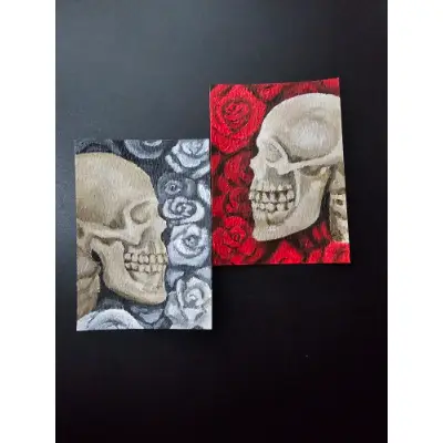 "The Lovers" aceo art card thumbnail 2