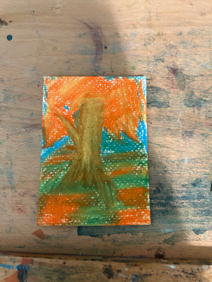 Fall aceo art card thumbnail 2