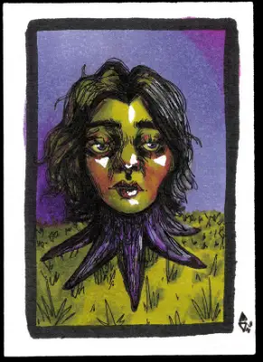 Nymph - Origins aceo art card thumbnail 1