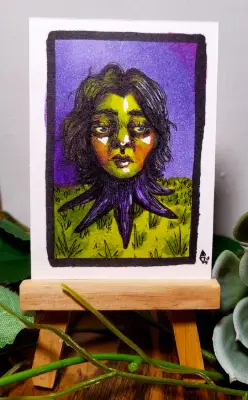 Nymph - Origins aceo art card thumbnail 2