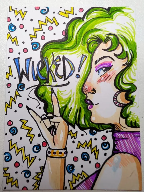 Mallrat #3 - Wicked aceo art card
