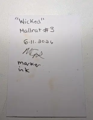Mallrat #3 - Wicked aceo art card thumbnail 5
