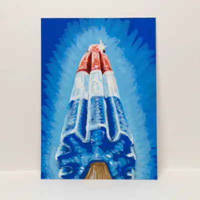 bomb pop - card No. 12 aceo art card thumbnail 1