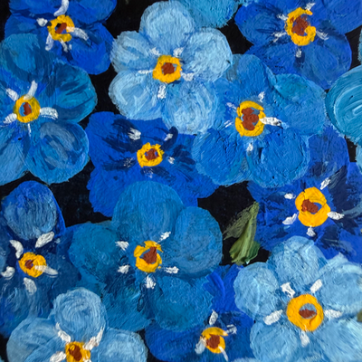 Original Floral ACEO | Botanical Houses #4/4 aceo art card thumbnail 3