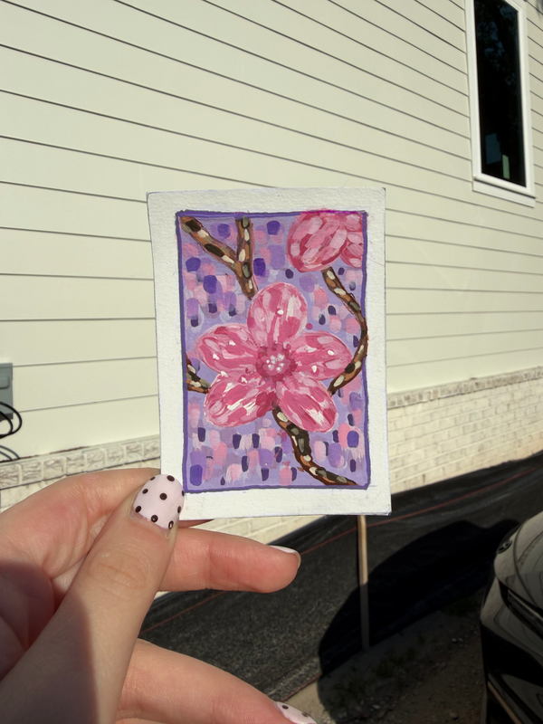 Full Bloom aceo art card