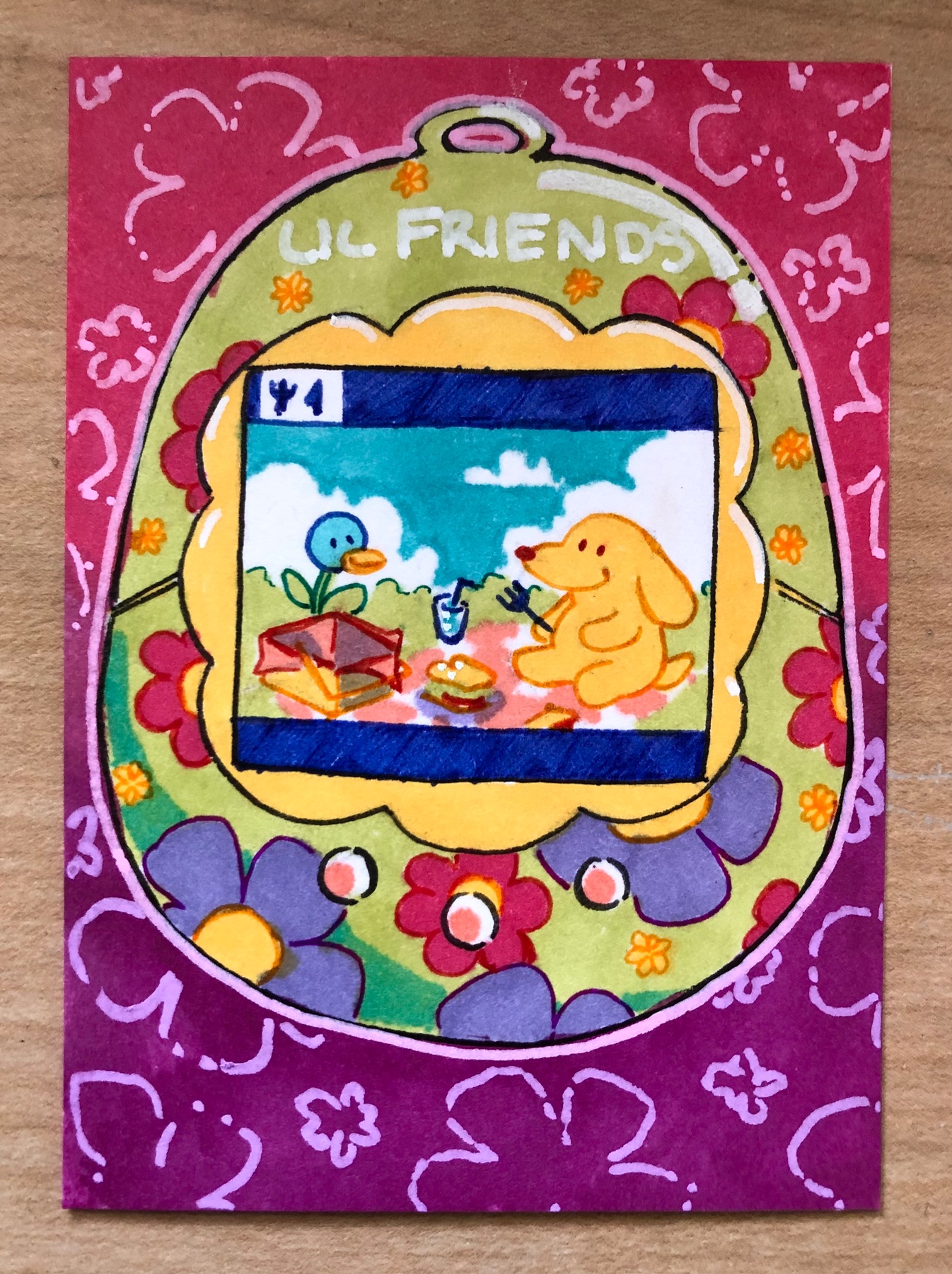 Pochitchi aceo art card