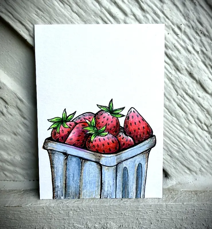 The Summer Harvest aceo art card