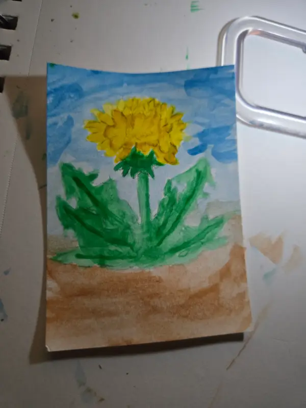 Last one of the season aceo art card