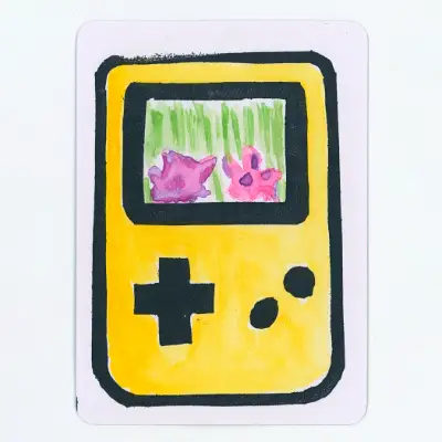 Gameboy Memories - Opening Scene aceo art card thumbnail 2
