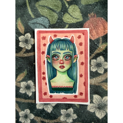 Colette aceo art card thumbnail 1