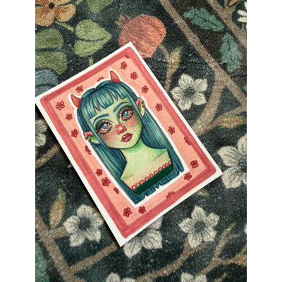 Colette aceo art card thumbnail 2