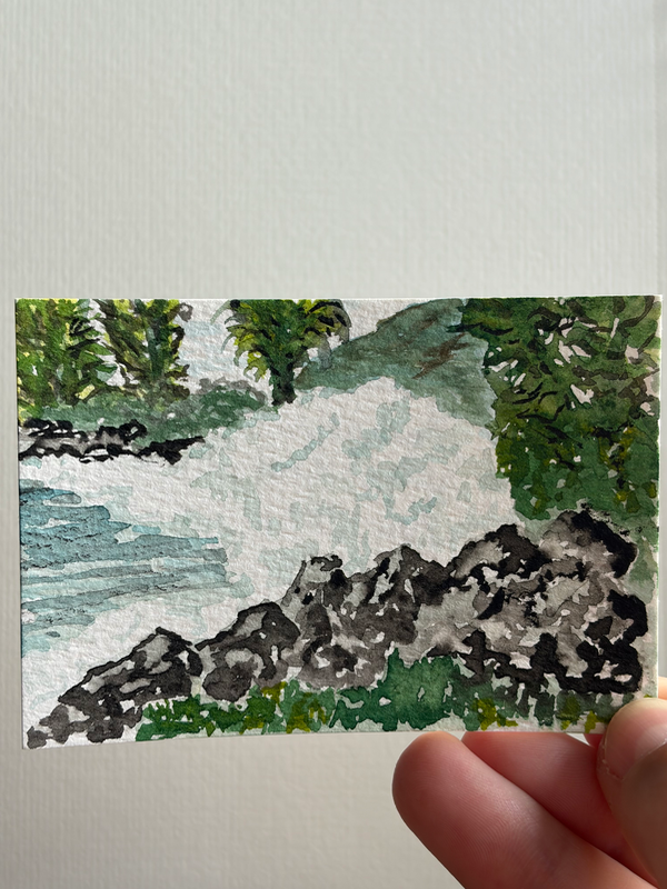 Maui North Shore aceo art card