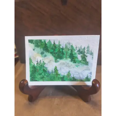 The River Bruinen (Lord of the Rings fan art) aceo art card thumbnail 1