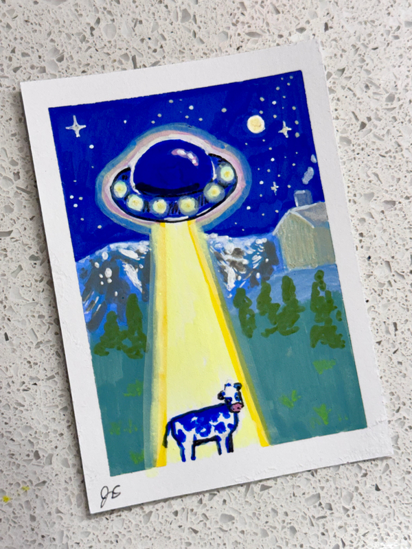 Taken aceo art card