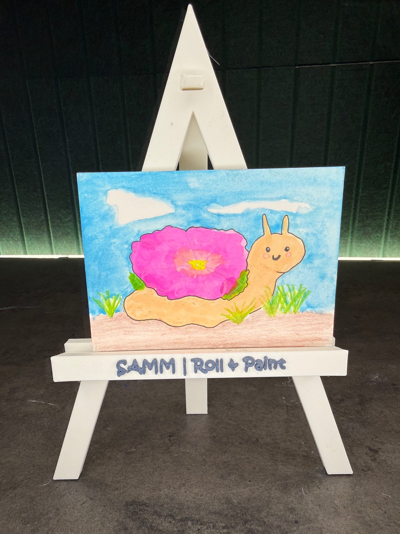 Roll & Paint day 27 | Miss Margret aceo art card