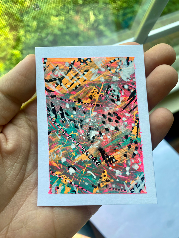 Bright Thoughts 💭 aceo art card