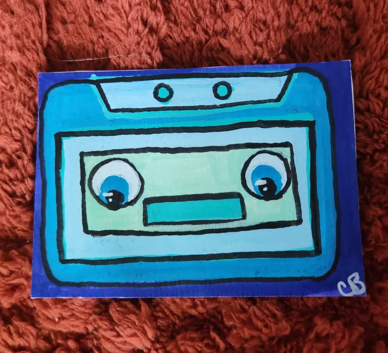 Timmy the Tape aceo art card