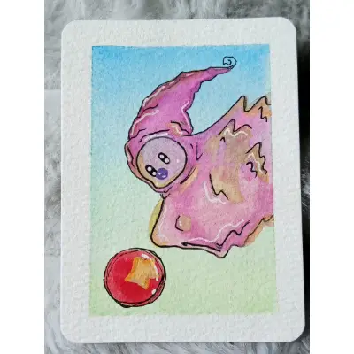Quiet Sprite 3 aceo art card thumbnail 1