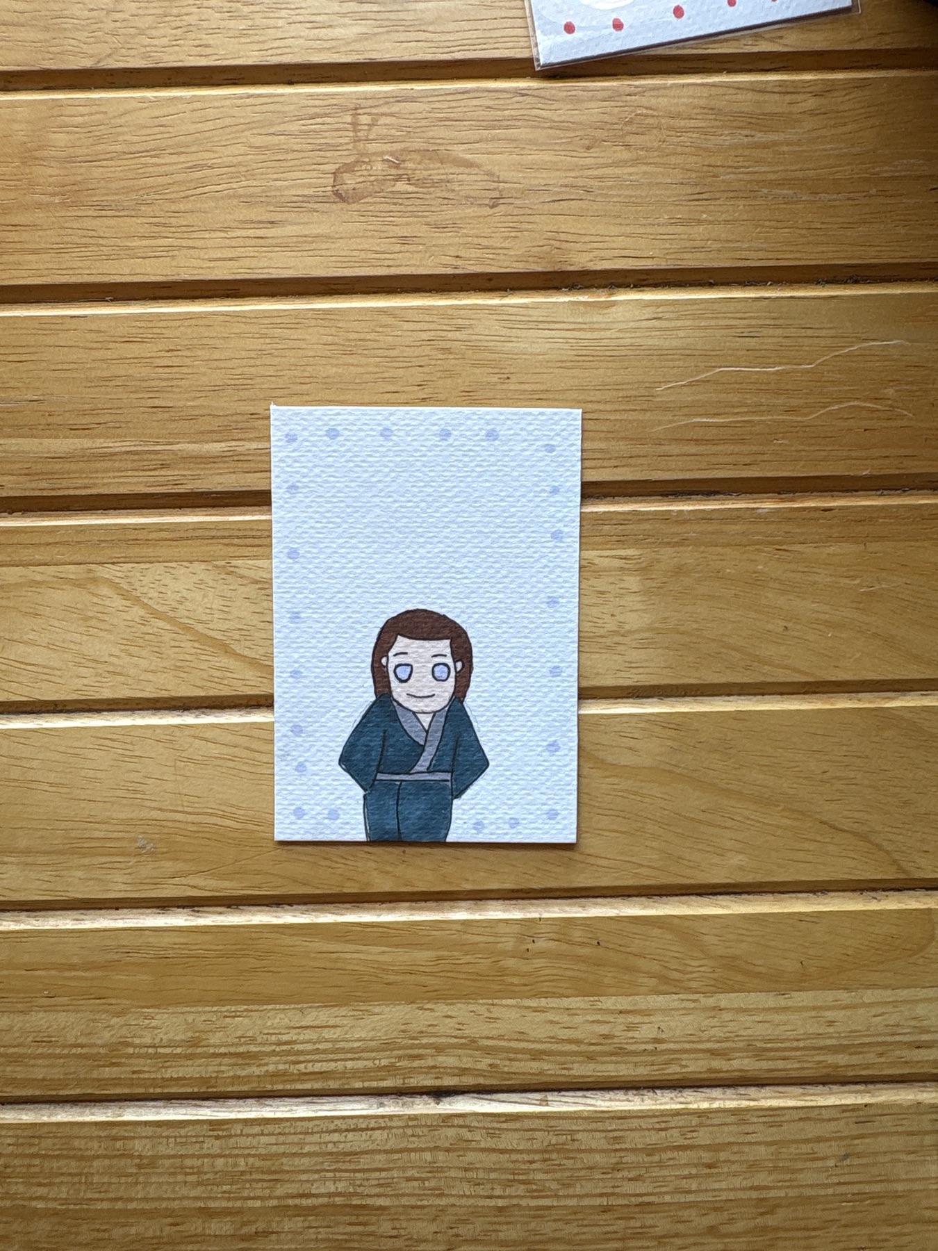 Mini ninja aceo art card