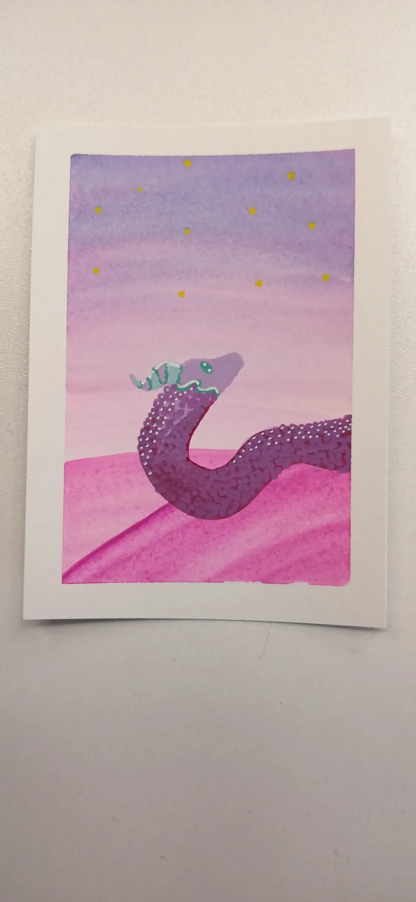 Twilight Peak aceo art card