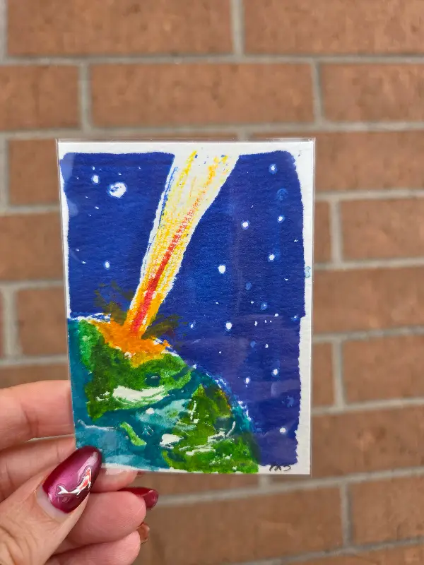 That Could've Gone Better aceo art card