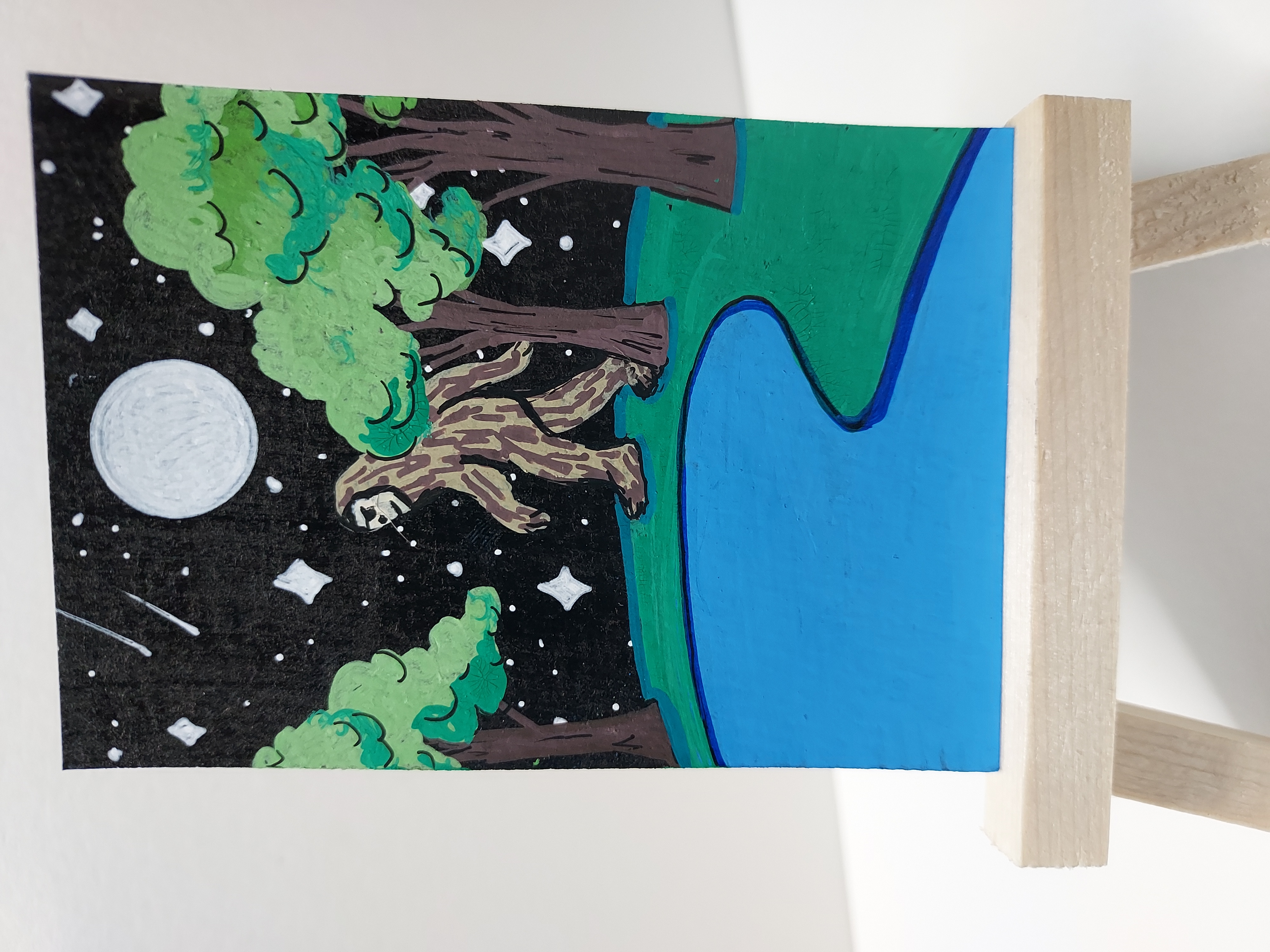 Bob's Big Feet aceo art card