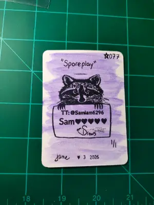 Sporeplay aceo art card thumbnail 2
