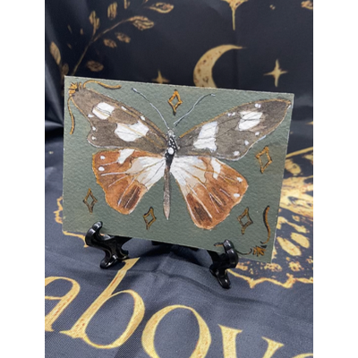 Whimsy Amauris damcocles aceo art card thumbnail 1