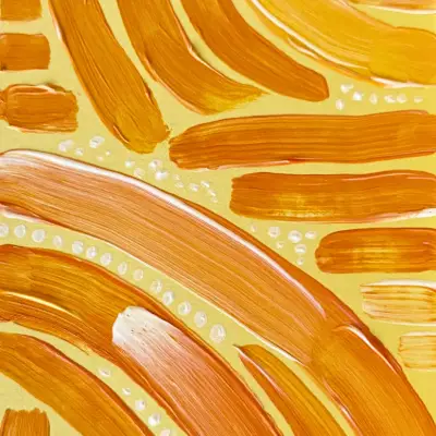 Spring Swing- April 03- Original ACEO Card aceo art card thumbnail 2