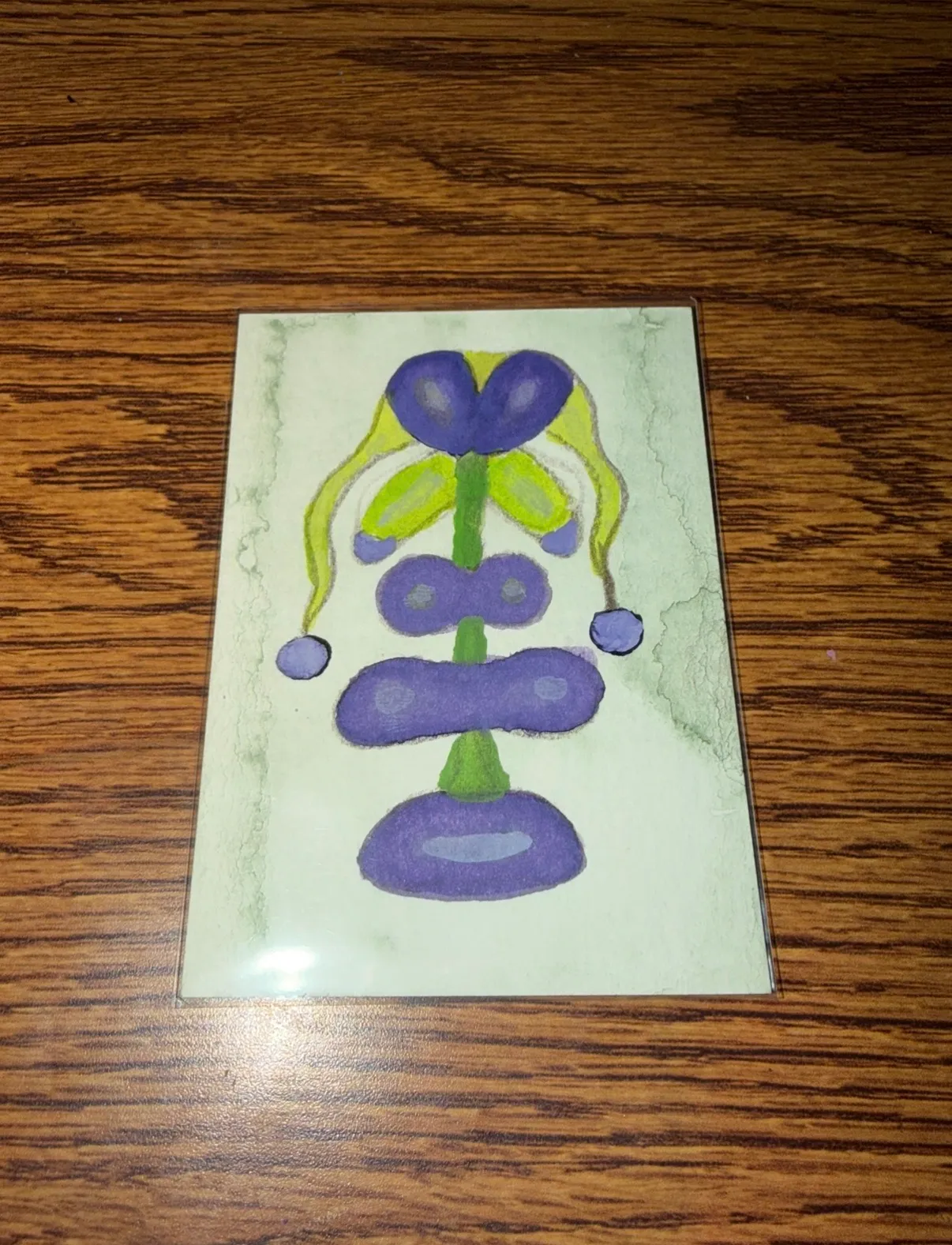 Alien Plant ACEO 45 aceo art card