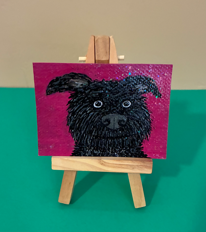 Cosmo Curious aceo art card