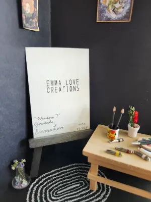 Window 7 aceo art card thumbnail 2