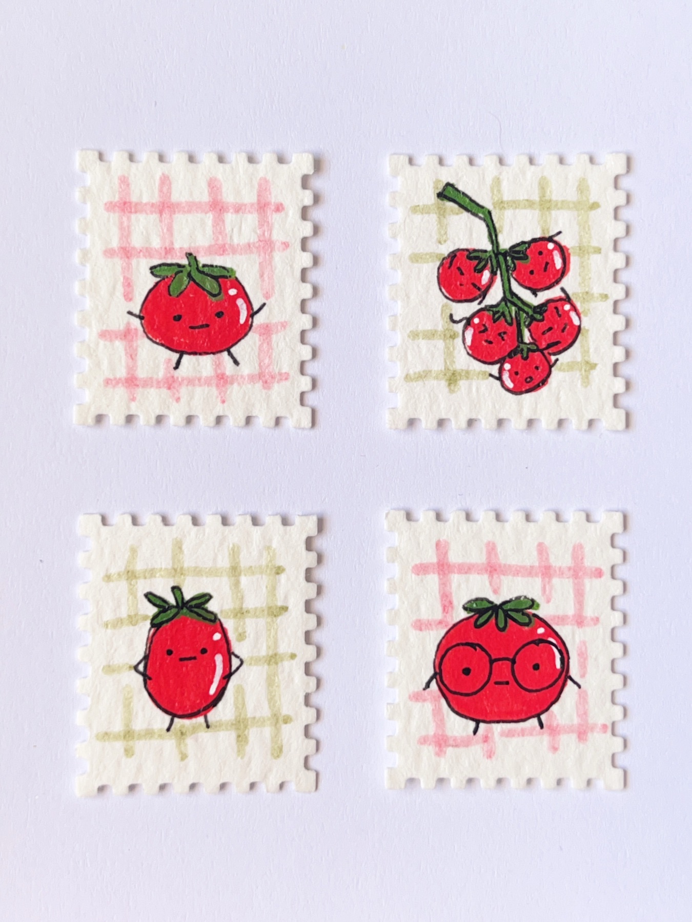 Tomato Fam aceo art card