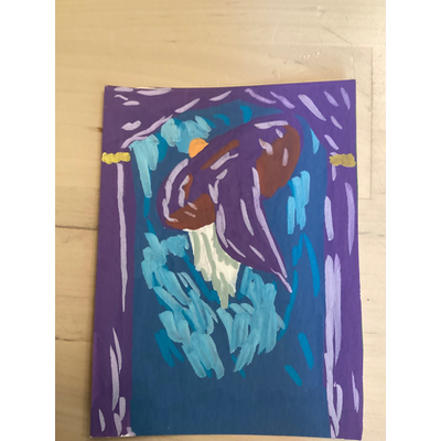 Wizard duck! aceo art card thumbnail 1
