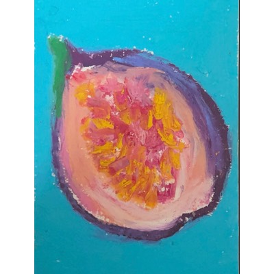 Fig aceo art card thumbnail 2