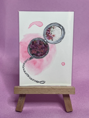 Steeped and Ready aceo art card thumbnail 2