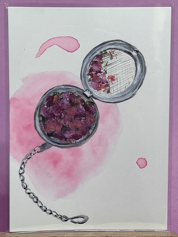 Steeped and Ready aceo art card