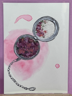 Steeped and Ready aceo art card thumbnail 1