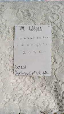 "The Garden" aceo art card thumbnail 2